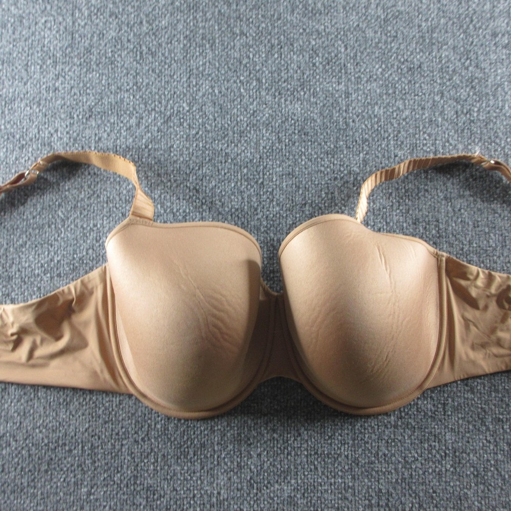 ThirdLove 24/7 Classic T-Shirt Bra Womens 42E Beige Padded Underwire Seamless